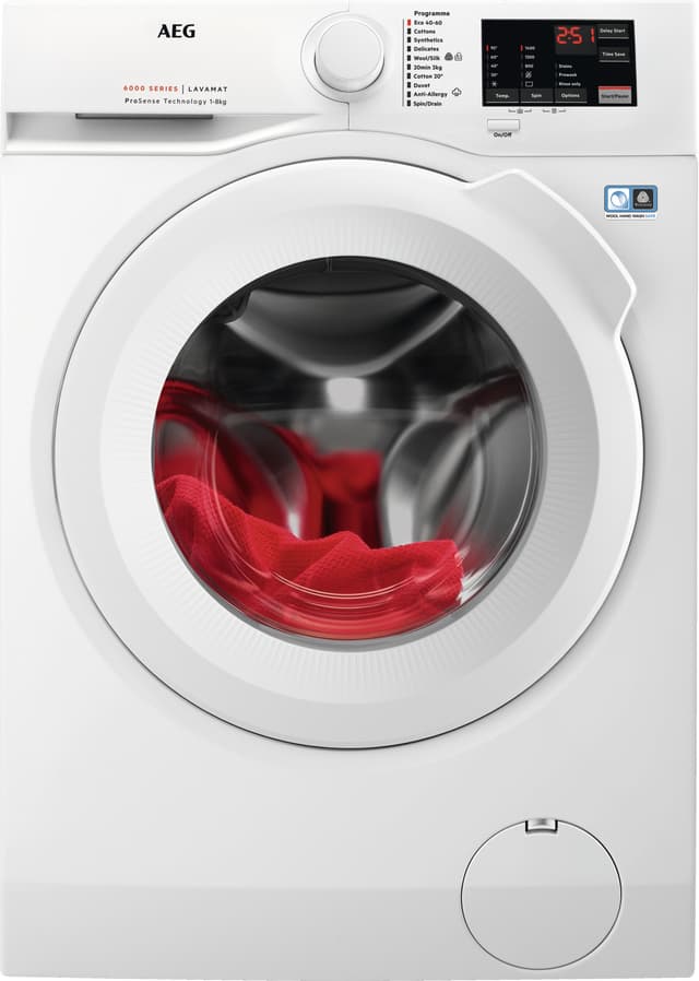 AEG Serie 6000 Vaskemaskine LR612M84I (8kg)