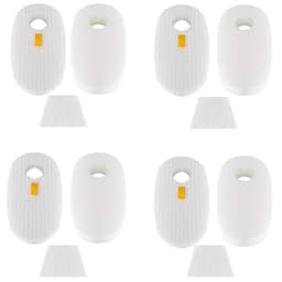 Ersättningsfilter 4-pack Vit Shark Rocket HV319Q/HV320/HV320C/HV320W/H