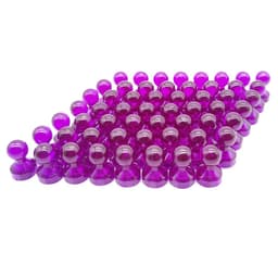 Magneettiset työntötapit 60 kpl Violetti
