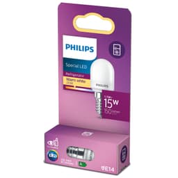 Philips LED E14 Kjøleskap T25 Pære 15W Frost 150lm