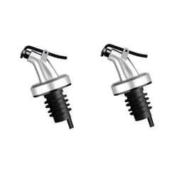 Oljedispenser med läckagesäker lock Silver/Svart 2-Pack