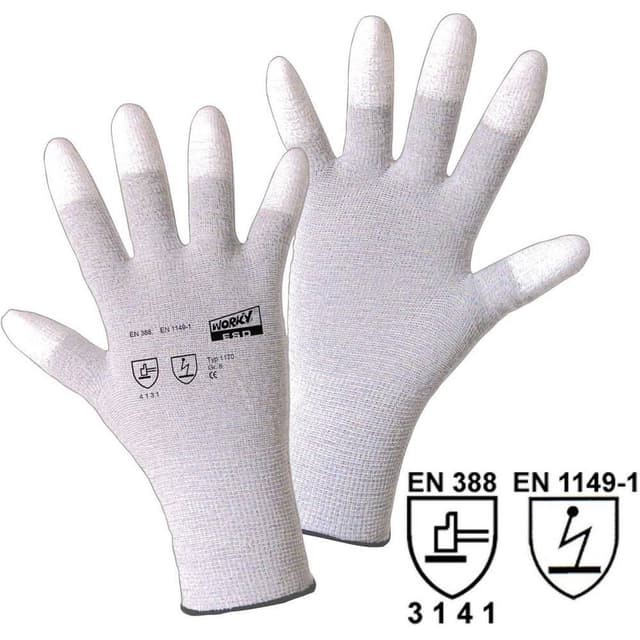 Nylon Arbetshandske Storlek (handskar): 11, XXL EN 388,