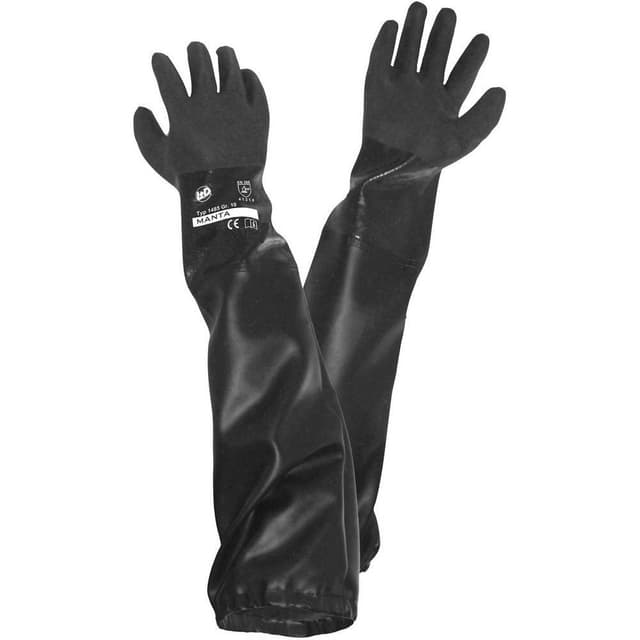 PVC Sandblästrings-handskar Storlek (handskar):