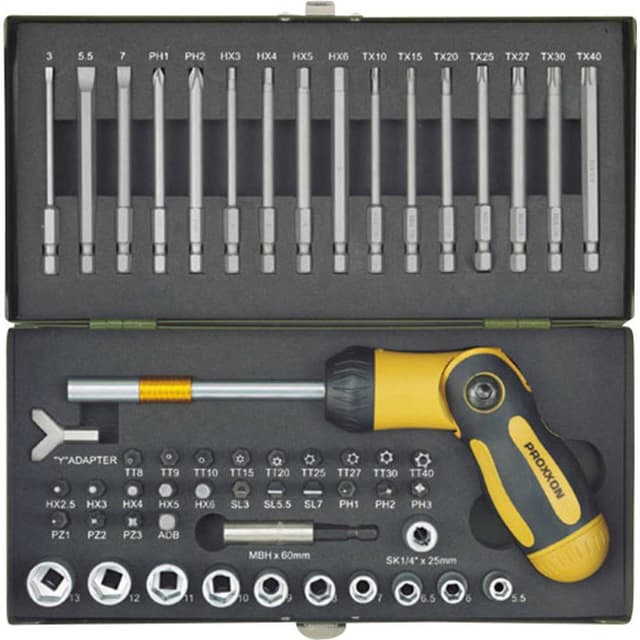 Proxxon Industrial Proxxon 23104 Bit-Set 54 delar