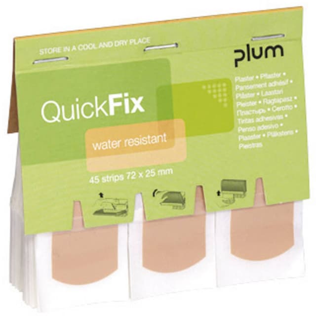 PLUM BR350045 QuickFix refill pack waterproof plaster