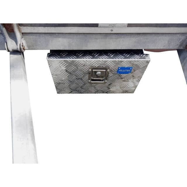 Plåtlåda räfflad Alutec TRUCK 23 41023 Aluminium (L x B