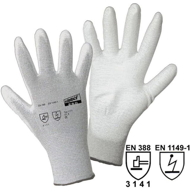 Nylon Arbetshandske Storlek (handskar): 11, XXL EN 388,