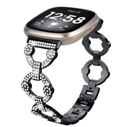 Urrem i rustfrit stål Sort Fitbit Versa 3/ Fitbit Sense