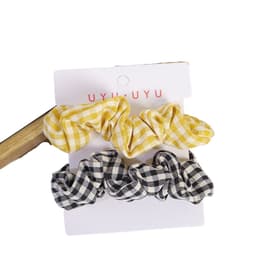 Hair Scrunchies 2 kpl Monivärinen