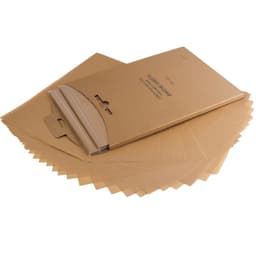 Tjock bakmatta Air Fryer Liner 100-pack Brun 30x40 cm