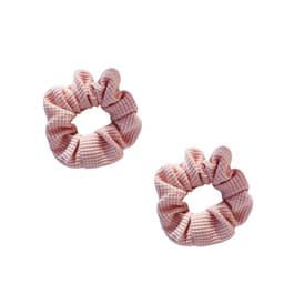Hair Scrunchies 2 kpl Vaaleanpunainen