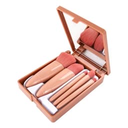 Makeup børste sæt 5-pak Lyserød
