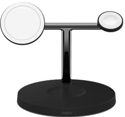Belkin BoostCharge Pro 3-in-1 trådlös laddare adapter (svart)