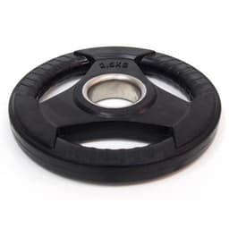 FitNord Painolevy Tri Grip, Levypainot Kumipäällyste 2,5 kg