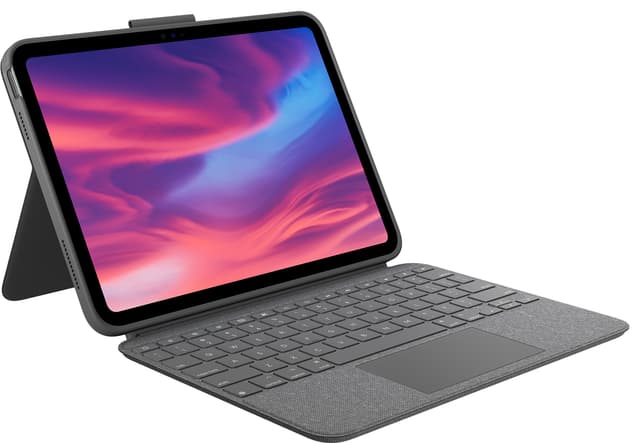 Logitech Combo Touch iPad 10,9" tastatur til nettbrett