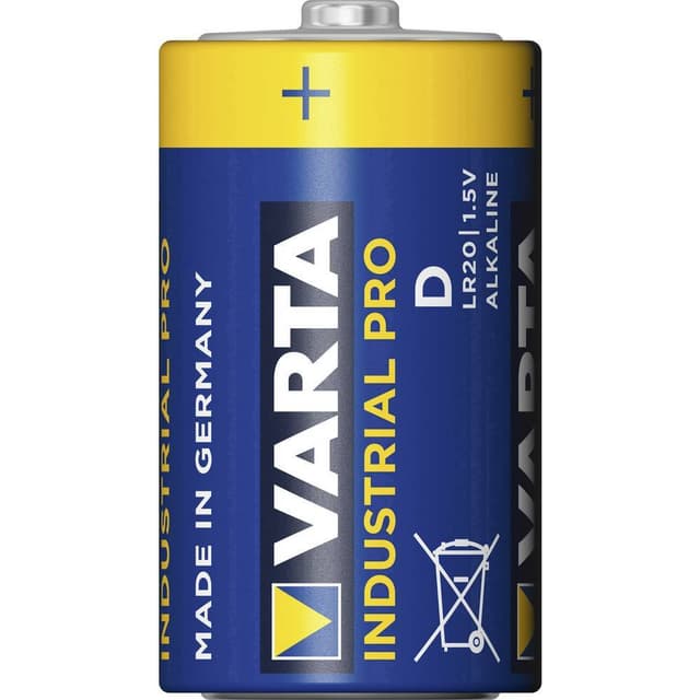Batteri D (R20) Alkaliskt Varta INDUSTRIAL PRO D Stk