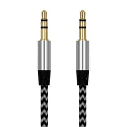 NÖRDIC lydkabel 3,5 mm 3-polet han til 3,5 mm 3-polet han 1m AUX-kabel