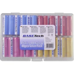 Batteri AA (R6) Alkaliskt Basetech 2650 mAh 1.5 V 48 st