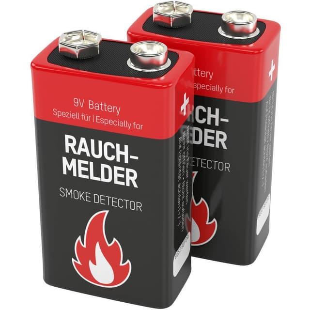 Ansmann 9 V-blokbatteri Alkali-mangan 9 V 2 stk