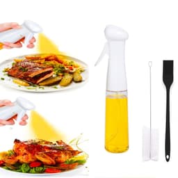 Pensel och sprayflaska för olja 200 ml Vit