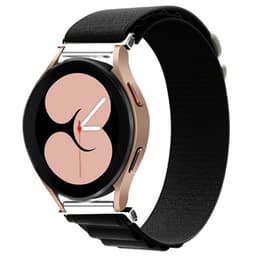 Nylon klockarmband Sort Samsung Galaxy Watch SM-R800