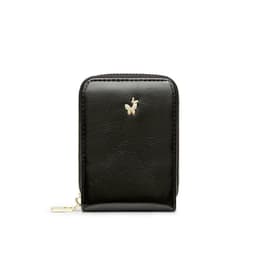 Makeuptaske med spejl og kortholder Sort