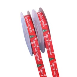 INF Glædelig jul Indpakningsbånd 1 rulle MultiColor 5 m