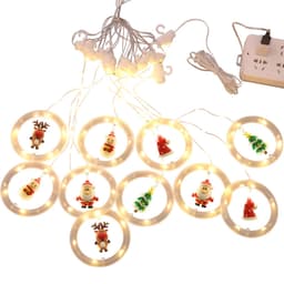 Juldekoration LED-ljus USB Vit 3 m
