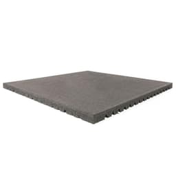 Thor Fitness Sort Gummigulv Lige kanter 30 mm