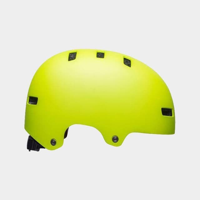 Bell Span Matte Bright Green, Cykelhjälm Gul XS