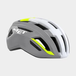 Met Vinci MIPS Grey Safety Yellow/Glossy, Cykelhjälm Grå M