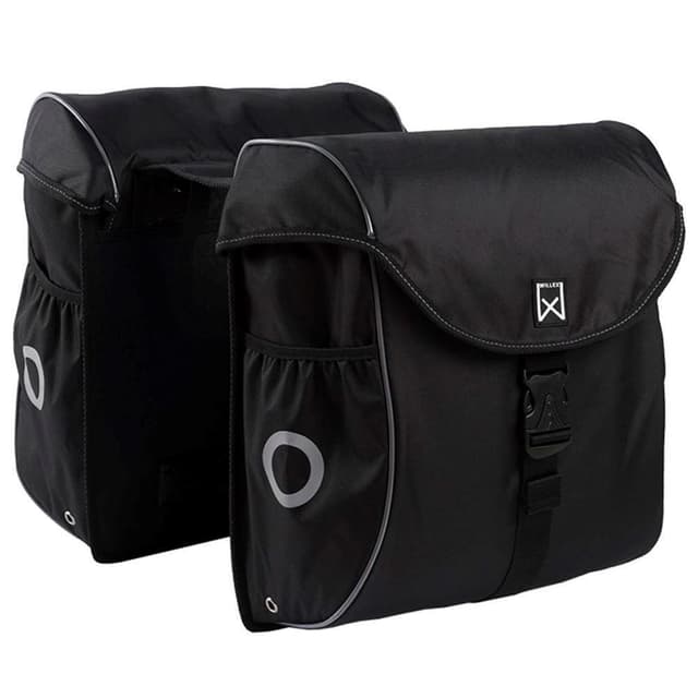 vidaXL Cykelväska 38 L svart och silver