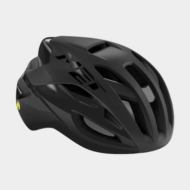 Met Rivale MIPS Black/Matt Glossy, Cykelhjälm Svart S