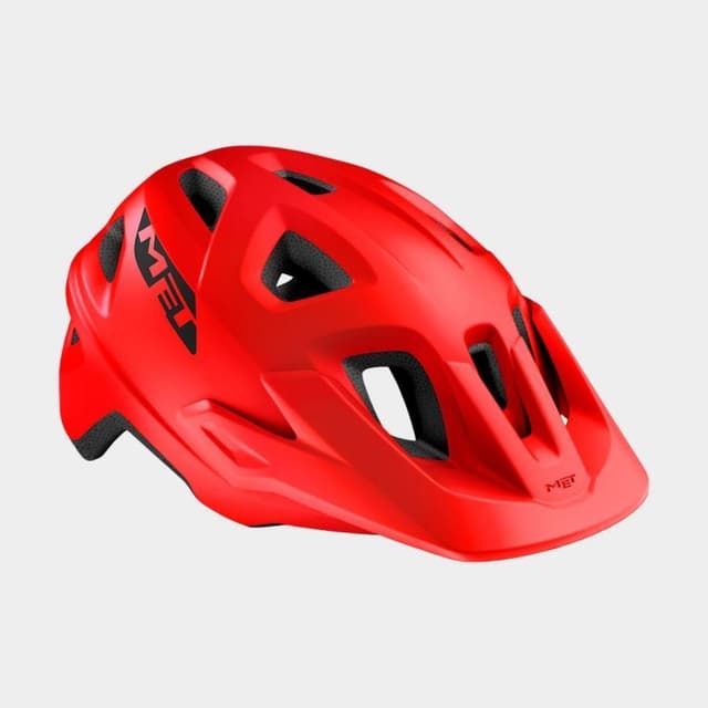 Met Echo Red/Matt, Cykelhjälm Röd M