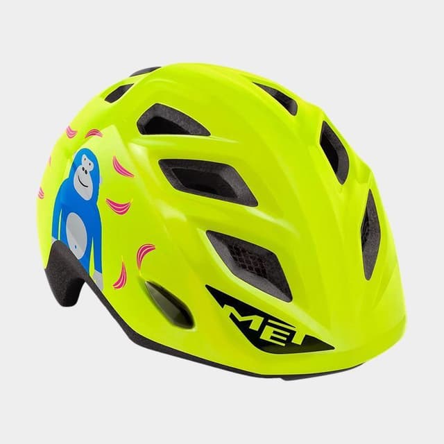 Met Elfo Lime Green Monkey/Glossy, Cykelhjälm Grön Onesize