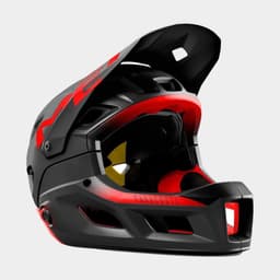 Met Parachute MCR MIPS Black Red/Matt Glossy, Cykelhjälm Svart Large