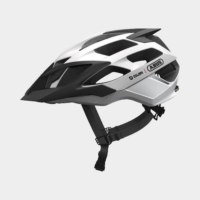 Abus Moventor QUIN Polar White, Cykelhjälm Vit Large
