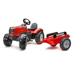Falk Traktor med vagn Massey Ferguson