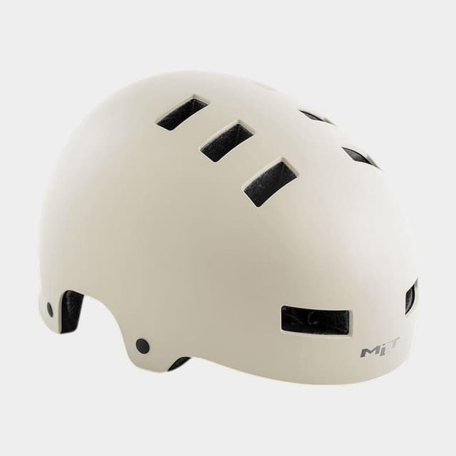 Met Zone Sand/Matt, Cykelhjälm Vit Large