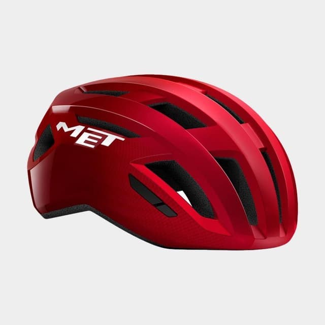 Met Vinci MIPS Red Metallic/Glossy, Cykelhjälm Röd M