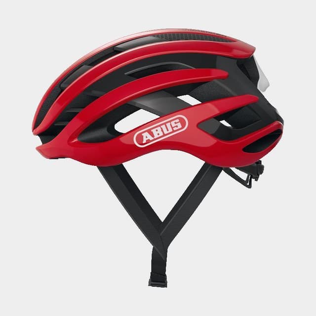 Abus AirBreaker Blaze Red, Cykelhjälm Röd Large