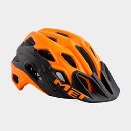 Met Lupo Orange Black/Matt, Cykelhjälm Orange Large