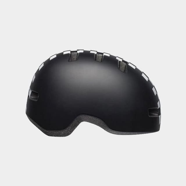 Bell Lil Ripper Matte Black/White Checkers, Cykelhjälm Svart Toddler