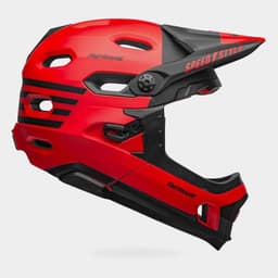 Bell Super DH Spherical MIPS Fasthouse Matte Red/Black, Cykelhjälm Röd S