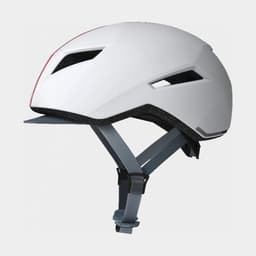 Abus Yadd-I Streak White, Cykelhjälm Röd Large