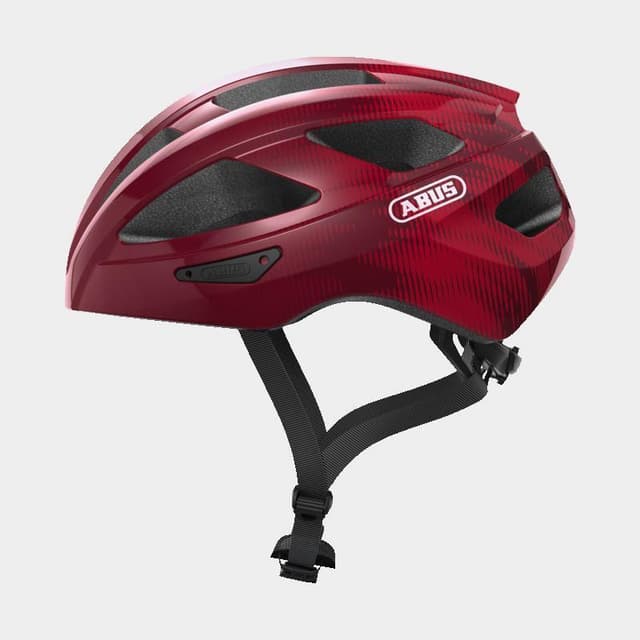 Abus Macator Bordeaux Red, Cykelhjälm Röd Large