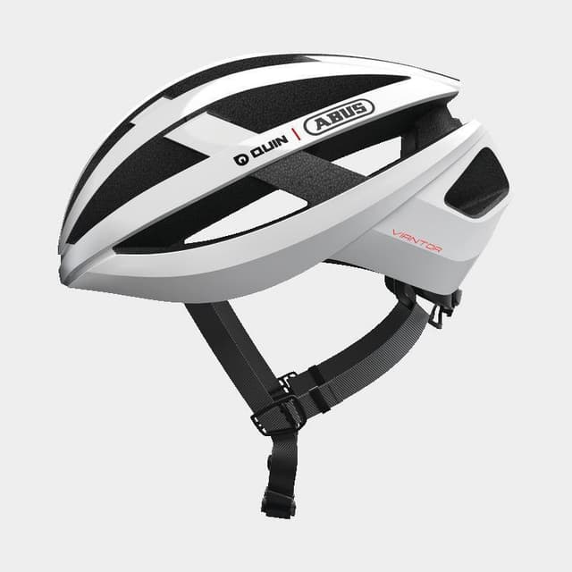 Abus Viantor QUIN Polar White, Cykelhjälm Vit Large