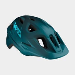 Met Echo Petrol Blue/Matt, Cykelhjälm Blå M