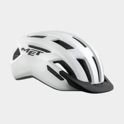 Met Allroad White/Matt, Cykelhjälm Vit S