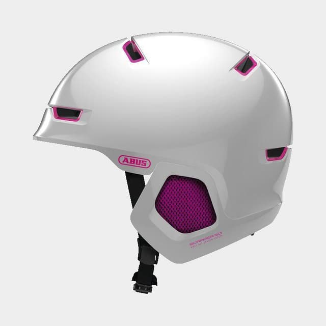 Abus Scraper 3.0 ERA Pearl White, Cykelhjälm Rosa Large